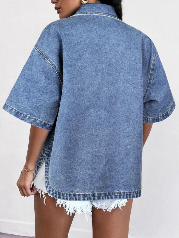 Denim summer coat (pure denim)