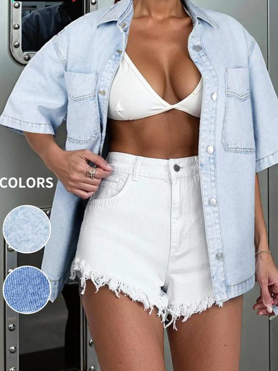 Denim summer coat (pure denim)